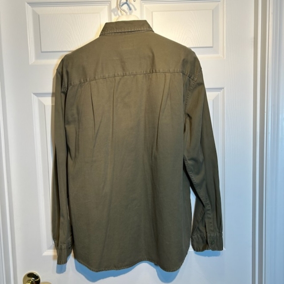 2000, Olive Green,.No Boundaries Military Style Shirt / Shacket. XL - Picture 3 of 4